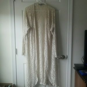 Long Sleeve Lace Cardigan